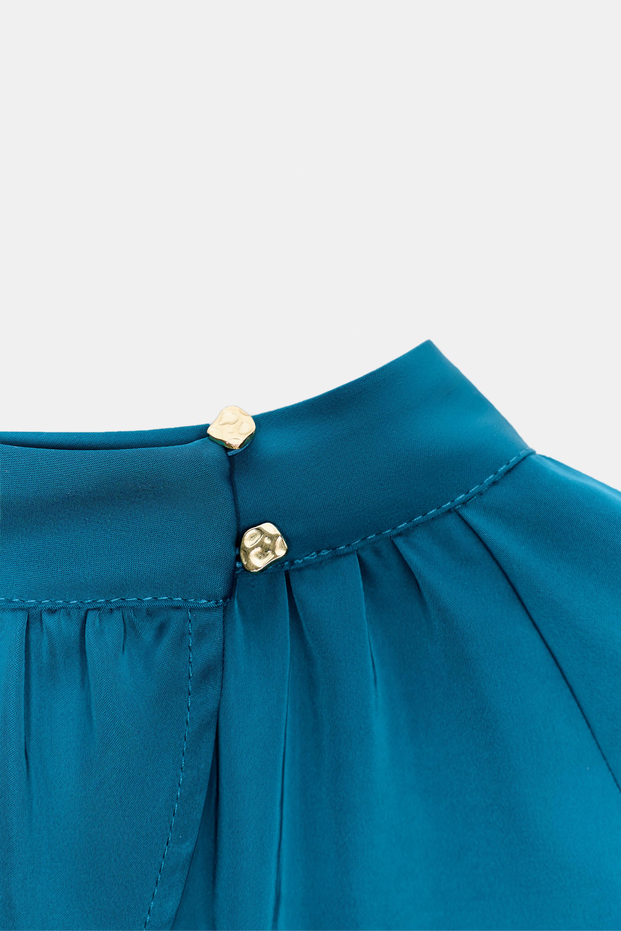 SATIN EFFECT MIDI DRESS WITH BOWS